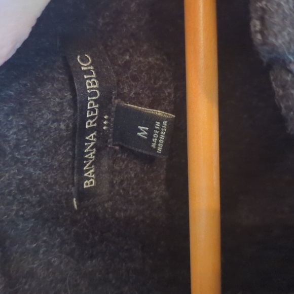 Banana Republic Melton Pocket Dark Gray Jacket - Picture 5 of 7